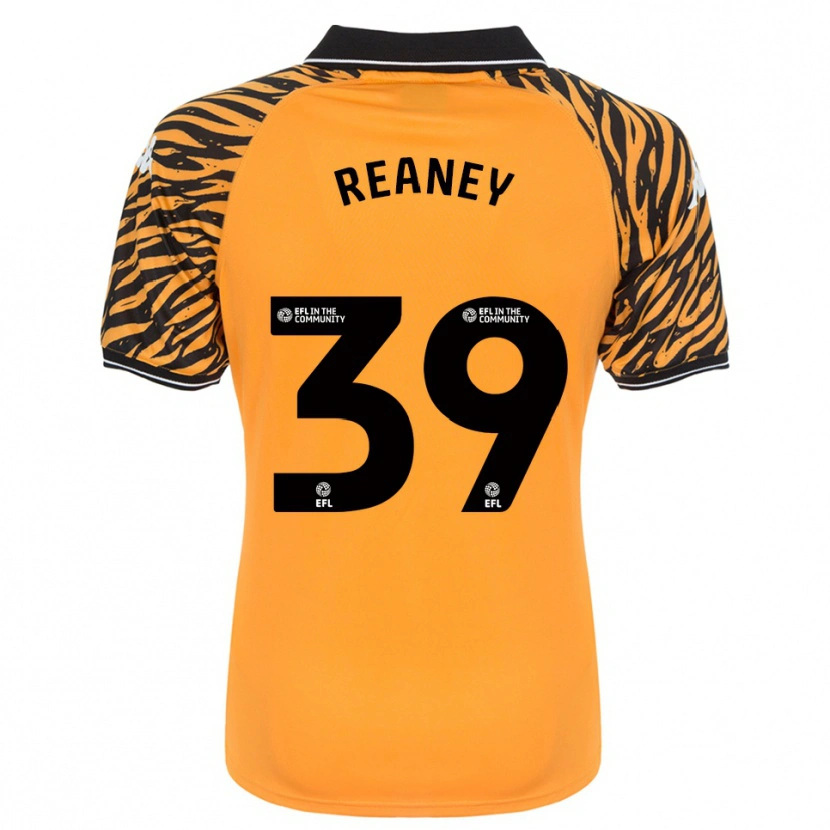 Danxen Hombre Camiseta Mollie Reaney #39 Naranja Negro 1ª Equipación 2025/26 La Camisa