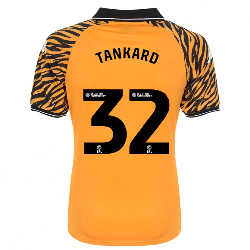 Danxen Hombre Camiseta Lily Tankard #32 Naranja Negro 1ª Equipación 2025/26 La Camisa