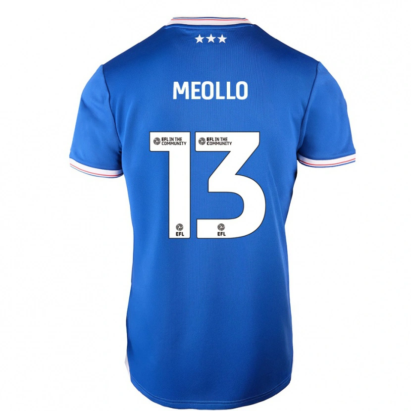 Danxen Hombre Camiseta Nina Meollo #13 Azul Blanco 1ª Equipación 2025/26 La Camisa
