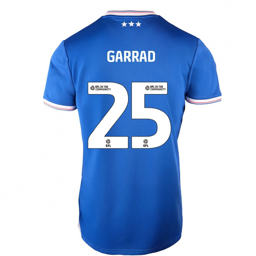 Danxen Hombre Camiseta Grace Garrad #25 Azul Blanco 1ª Equipación 2025/26 La Camisa