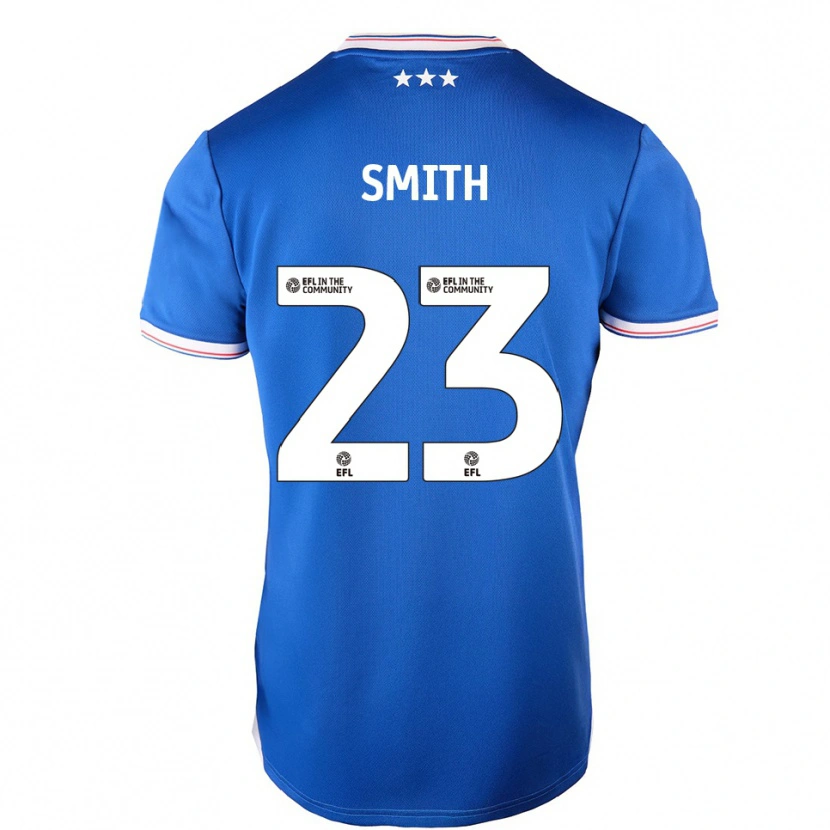 Danxen Hombre Camiseta Abbi Smith #23 Azul Blanco 1ª Equipación 2025/26 La Camisa