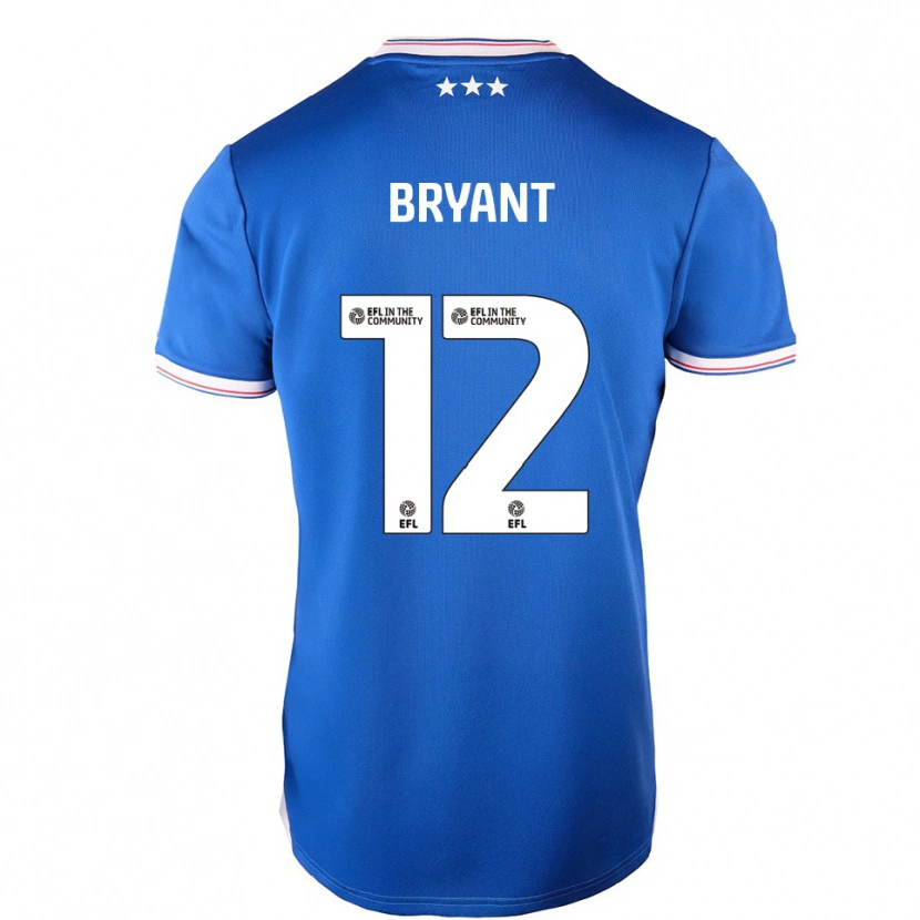 Danxen Hombre Camiseta Issy Bryant #12 Azul Blanco 1ª Equipación 2025/26 La Camisa
