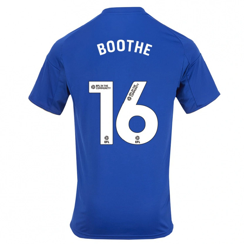 Danxen Hombre Camiseta Christian Boothe #16 Azul Oro 1ª Equipación 2025/26 La Camisa