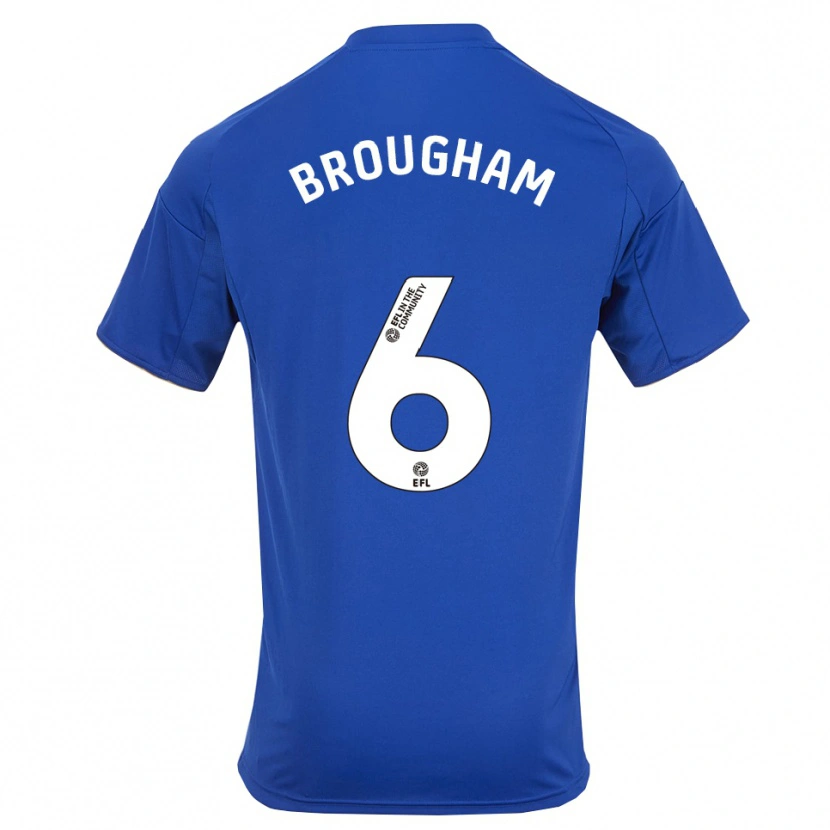 Danxen Hombre Camiseta Georgia Brougham #6 Azul Oro 1ª Equipación 2025/26 La Camisa