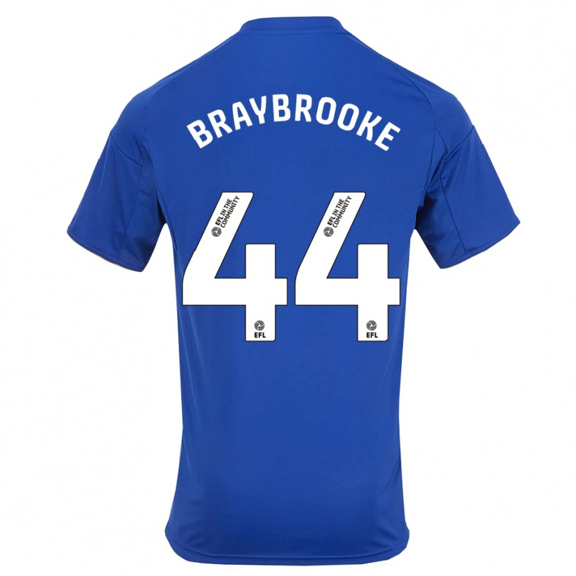 Danxen Hombre Camiseta Sammy Braybrooke #44 Azul Oro 1ª Equipación 2025/26 La Camisa