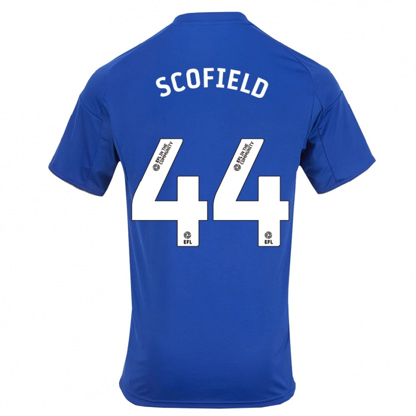 Danxen Hombre Camiseta Connie Scofield #44 Azul Oro 1ª Equipación 2025/26 La Camisa