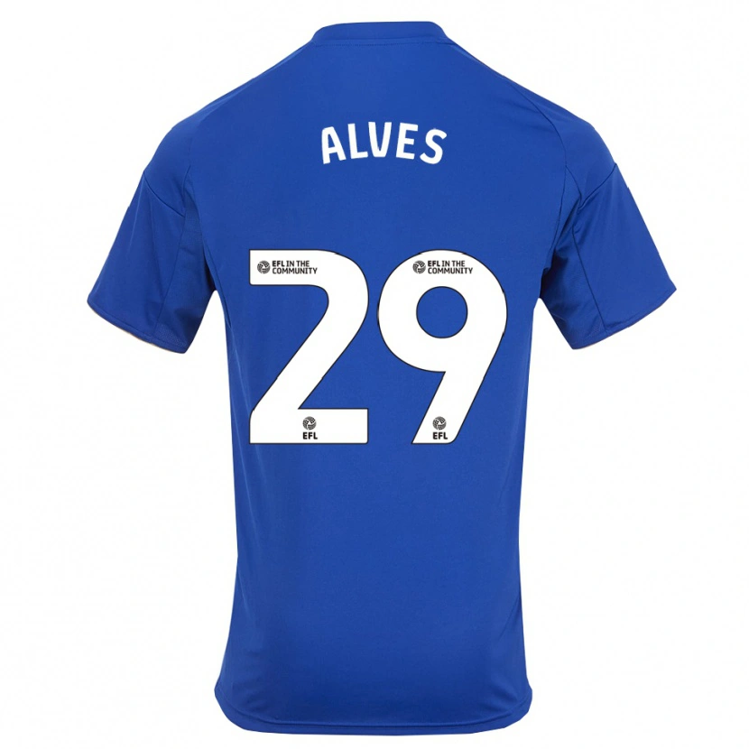Danxen Hombre Camiseta Will Alves #29 Azul Oro 1ª Equipación 2025/26 La Camisa