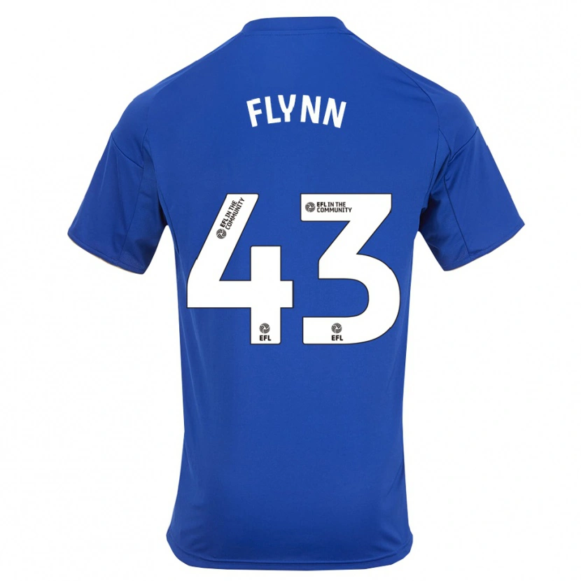 Danxen Hombre Camiseta Shane Flynn #43 Azul Oro 1ª Equipación 2025/26 La Camisa