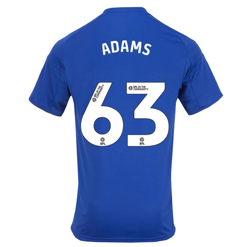 Danxen Hombre Camiseta Bayli Spencer Adams #63 Azul Oro 1ª Equipación 2025/26 La Camisa