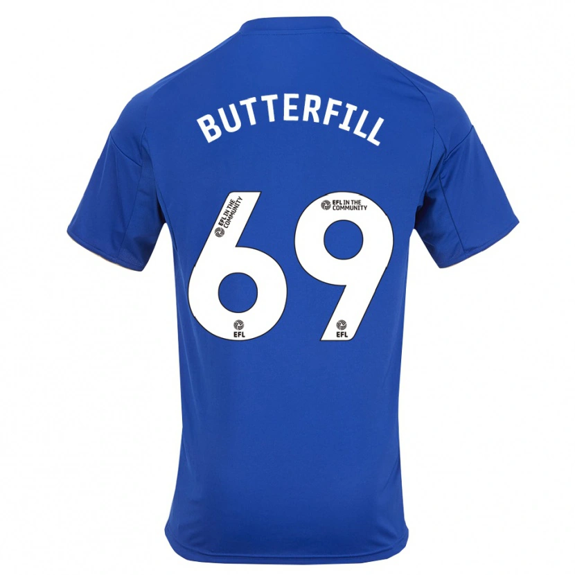 Danxen Hombre Camiseta Jack Butterfill #69 Azul Oro 1ª Equipación 2025/26 La Camisa