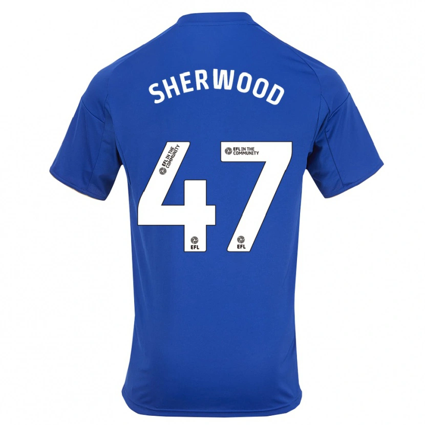 Danxen Hombre Camiseta Simone Sherwood #47 Azul Oro 1ª Equipación 2025/26 La Camisa