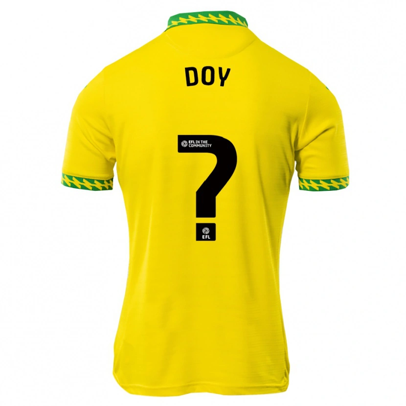 Danxen Hombre Camiseta Alfie Doy #0 Blanco Verde 1ª Equipación 2025/26 La Camisa