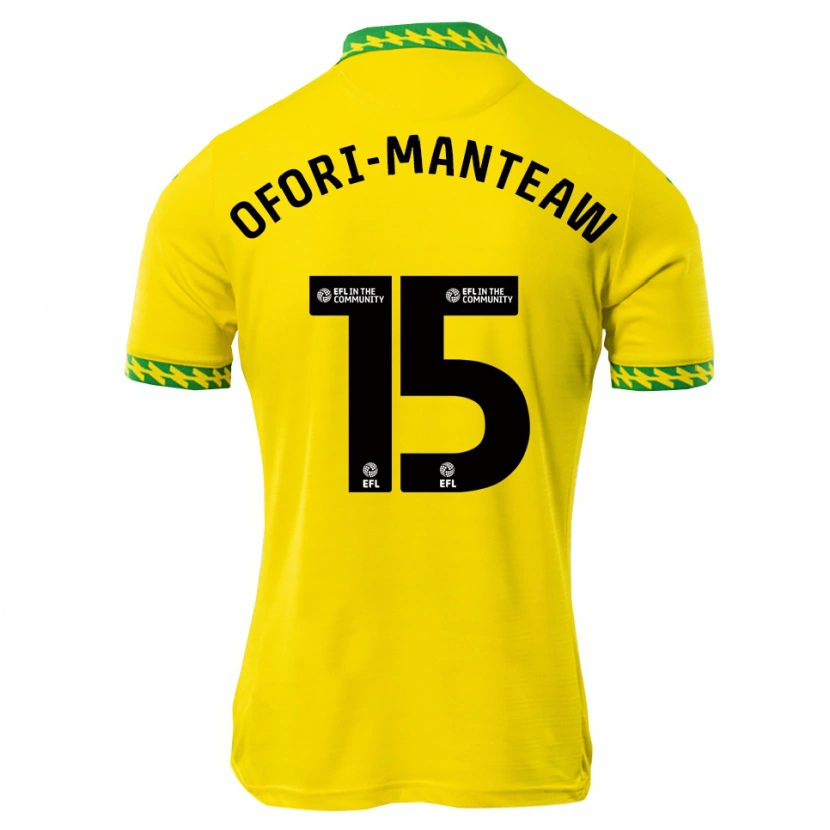 Danxen Hombre Camiseta Lloyd Ofori-Manteaw #15 Blanco Verde 1ª Equipación 2025/26 La Camisa