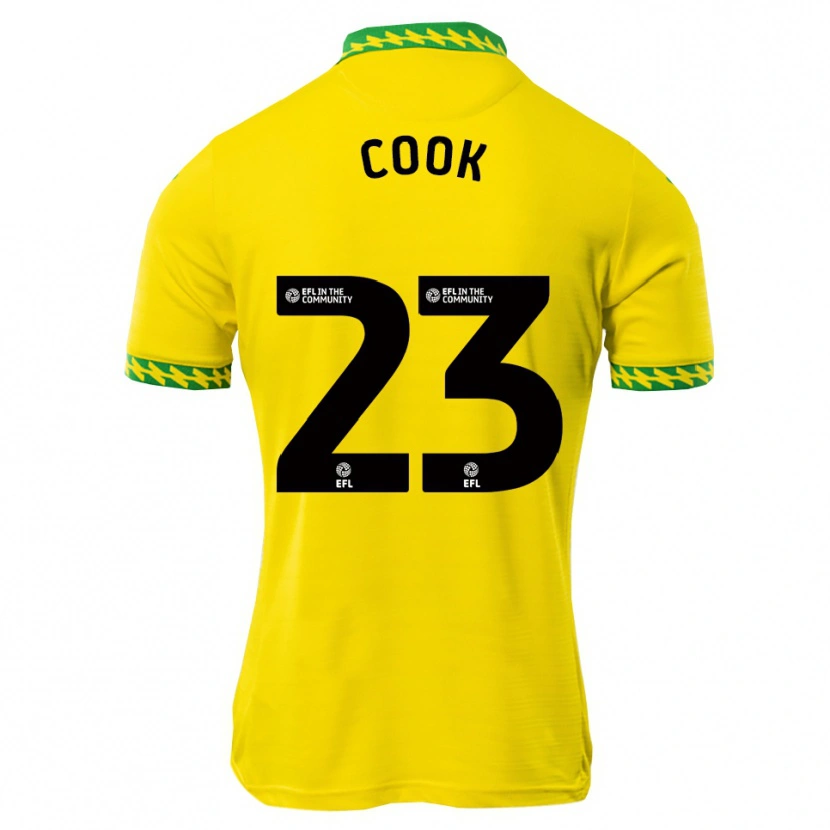 Danxen Hombre Camiseta Olivia Cook #23 Blanco Verde 1ª Equipación 2025/26 La Camisa