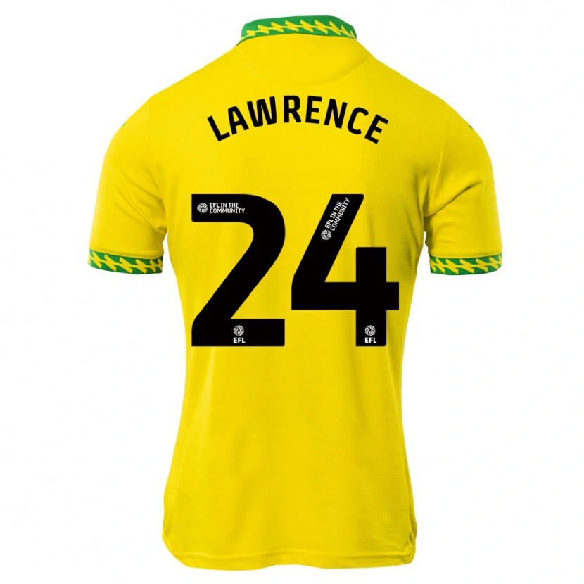 Danxen Hombre Camiseta Rachel Lawrence #24 Blanco Verde 1ª Equipación 2025/26 La Camisa