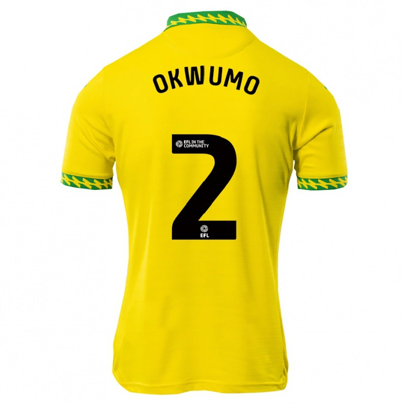Danxen Hombre Camiseta Harmony Okwumo #2 Blanco Verde 1ª Equipación 2025/26 La Camisa