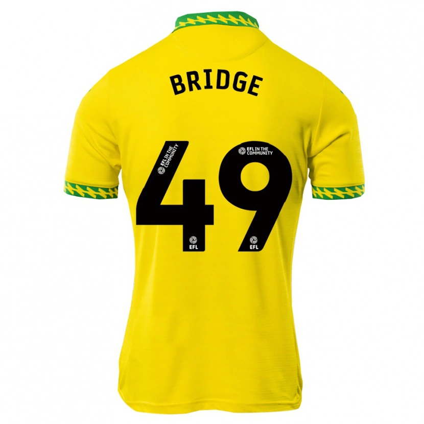 Danxen Hombre Camiseta Aj Bridge #49 Blanco Verde 1ª Equipación 2025/26 La Camisa