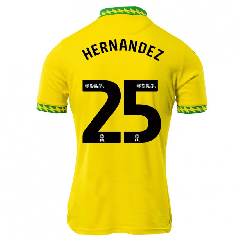 Danxen Hombre Camiseta Onel Hernández #25 Blanco Verde 1ª Equipación 2025/26 La Camisa