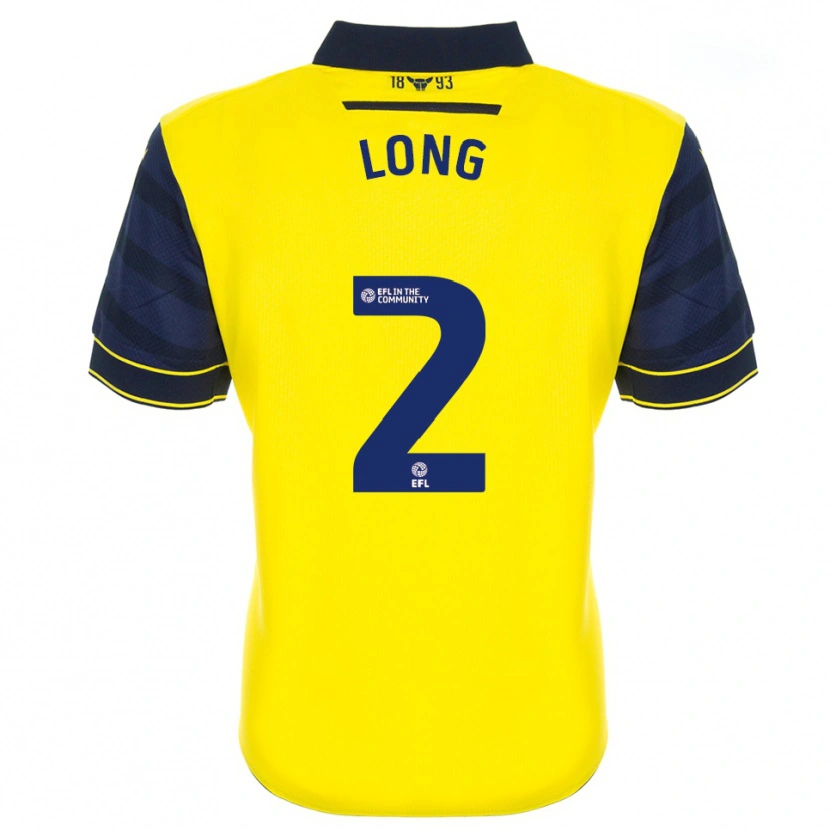 Danxen Hombre Camiseta Sam Long #2 Amarillo Azul Marino 1ª Equipación 2025/26 La Camisa