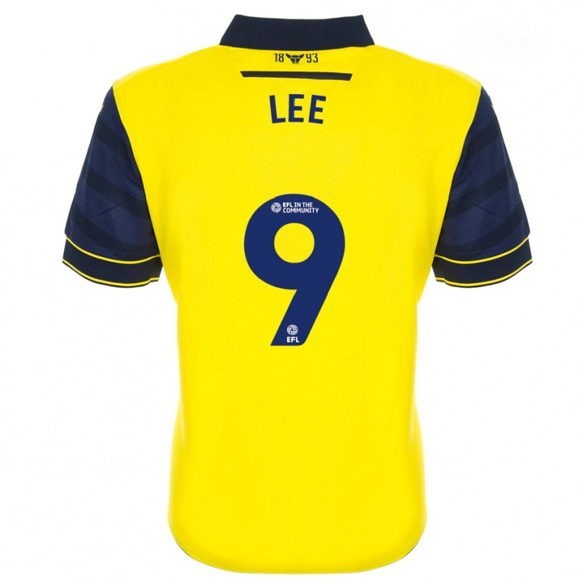 Danxen Hombre Camiseta Jack Lee #9 Amarillo Azul Marino 1ª Equipación 2025/26 La Camisa