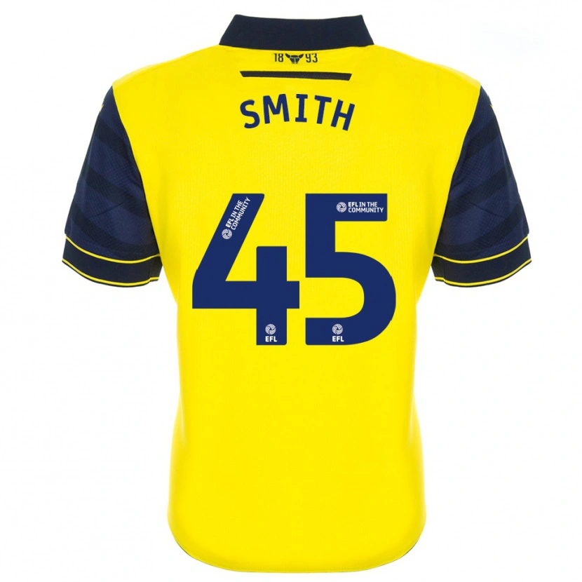 Danxen Hombre Camiseta Max Smith #45 Amarillo Azul Marino 1ª Equipación 2025/26 La Camisa