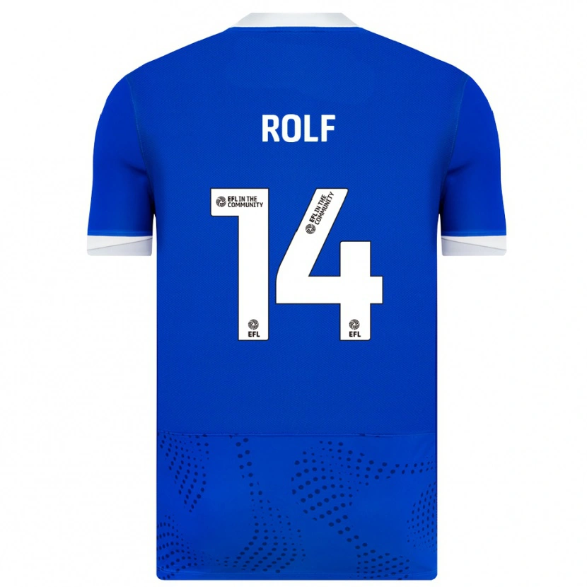 Danxen Hombre Camiseta Annie Rolf #14 Azul Blanco 1ª Equipación 2025/26 La Camisa