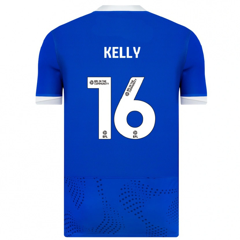 Danxen Hombre Camiseta Liam Kelly #16 Azul Blanco 1ª Equipación 2025/26 La Camisa