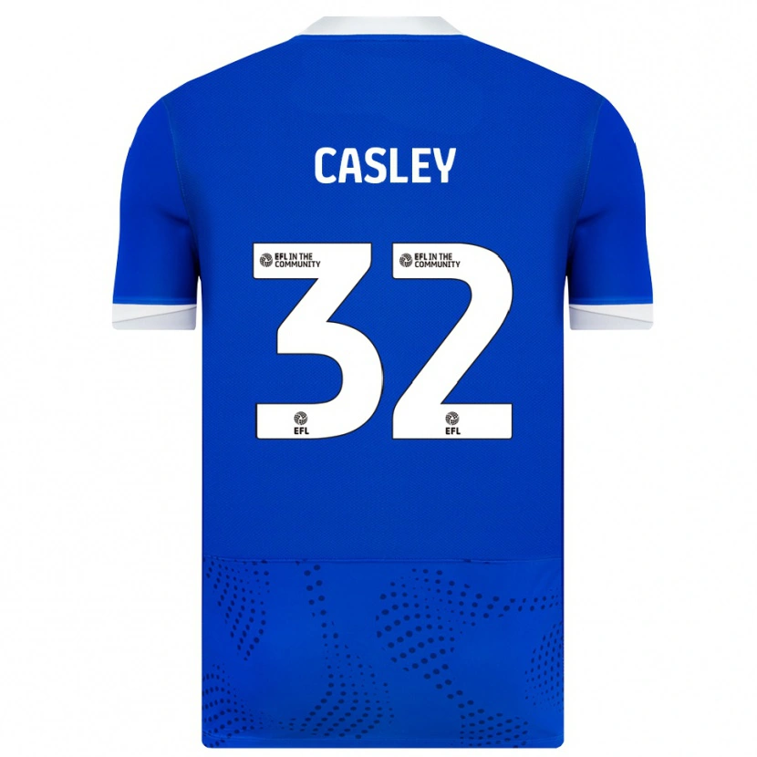 Danxen Hombre Camiseta Riva Casley #32 Azul Blanco 1ª Equipación 2025/26 La Camisa