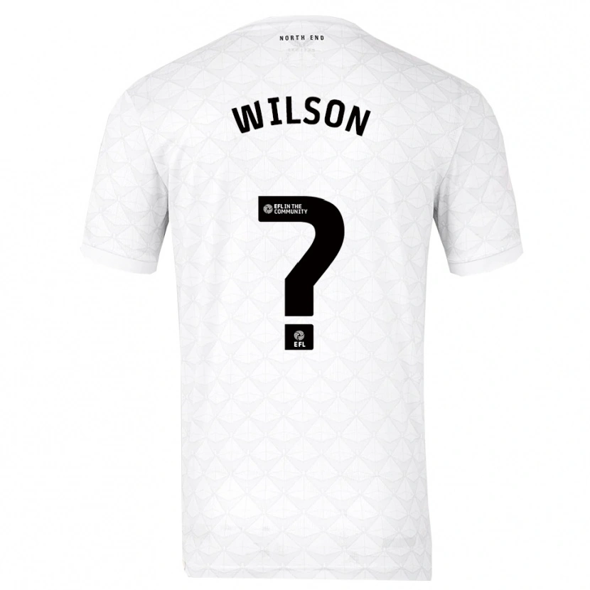 Danxen Hombre Camiseta Max Wilson #0 Blanco Rojo 1ª Equipación 2025/26 La Camisa