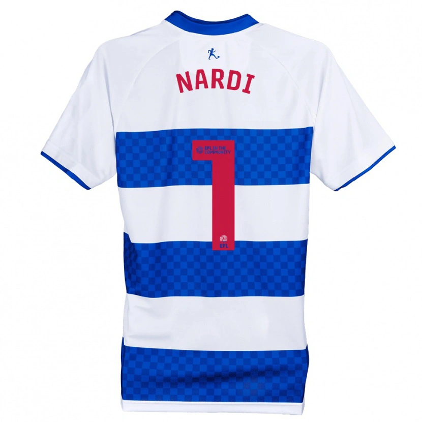 Danxen Hombre Camiseta Paul Nardi #1 Azul Blanco 1ª Equipación 2025/26 La Camisa