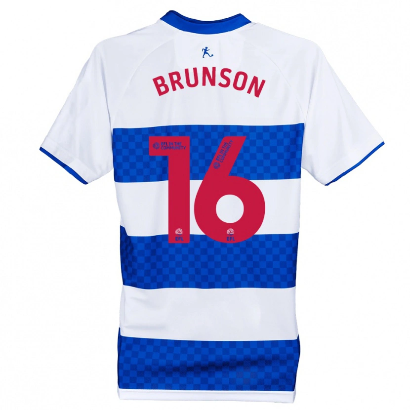 Danxen Hombre Camiseta Kalen Brunson #16 Azul Blanco 1ª Equipación 2025/26 La Camisa