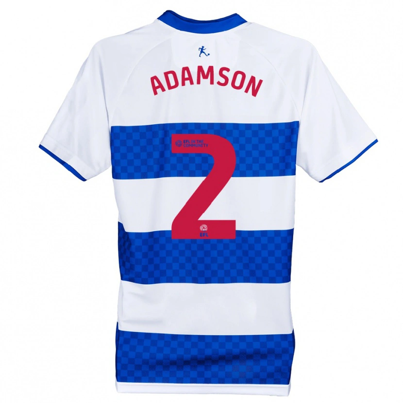 Danxen Hombre Camiseta Kealey Adamson #2 Azul Blanco 1ª Equipación 2025/26 La Camisa