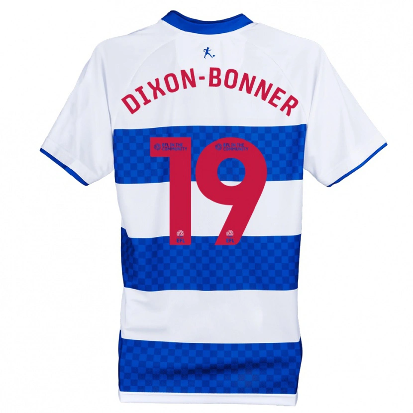 Danxen Hombre Camiseta Elijah Dixon-Bonner #19 Azul Blanco 1ª Equipación 2025/26 La Camisa