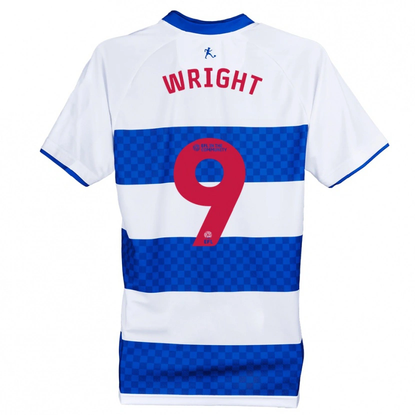 Danxen Hombre Camiseta Lukas Wright #9 Azul Blanco 1ª Equipación 2025/26 La Camisa