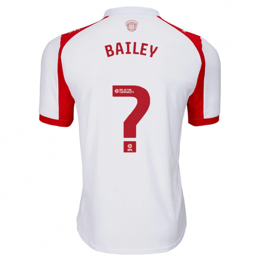 Danxen Hombre Camiseta Isaac Bailey #0 Blanco Rojo 1ª Equipación 2025/26 La Camisa