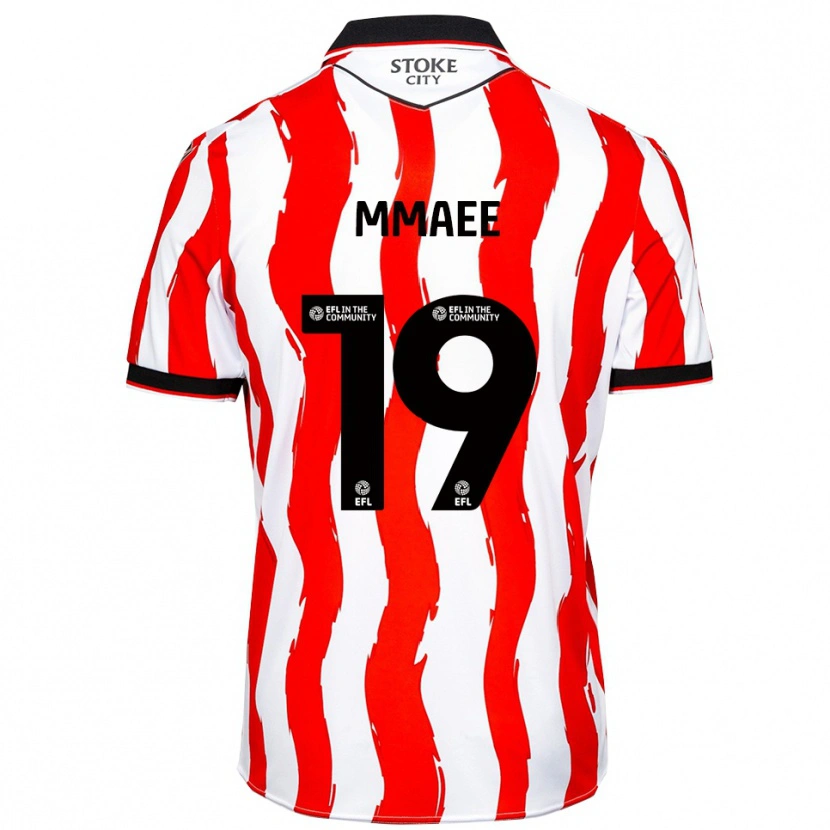 Danxen Hombre Camiseta Ryan Mmaee #19 Blanco Rojo 1ª Equipación 2025/26 La Camisa