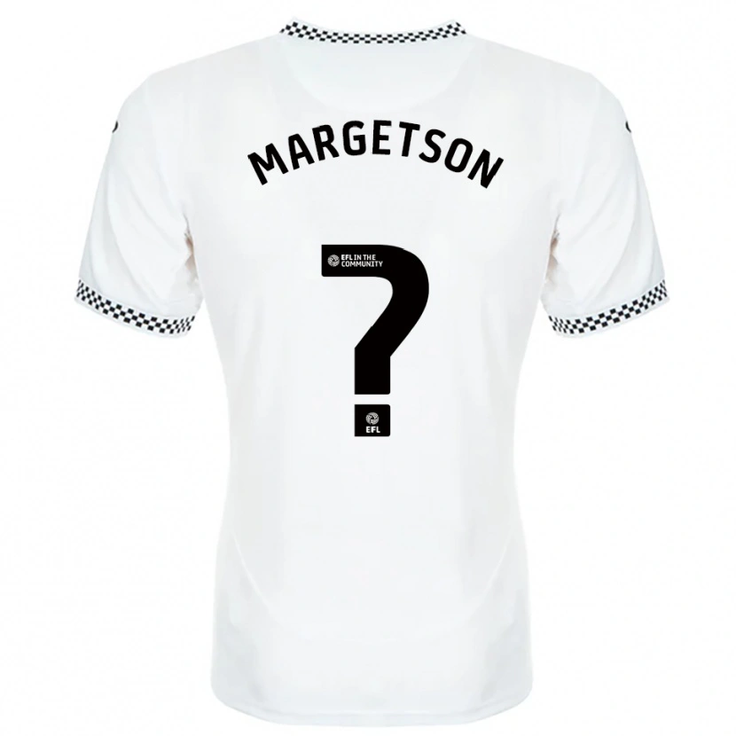 Danxen Hombre Camiseta Kit Margetson #0 Blanco Naranja 1ª Equipación 2025/26 La Camisa