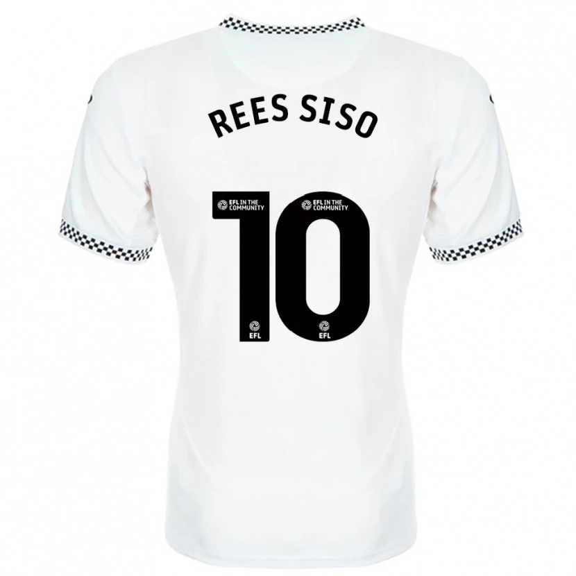 Danxen Hombre Camiseta Ramon Rees-Siso #10 Blanco Naranja 1ª Equipación 2025/26 La Camisa