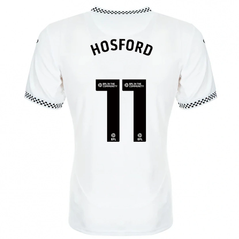 Danxen Hombre Camiseta Katy Hosford #11 Blanco Naranja 1ª Equipación 2025/26 La Camisa
