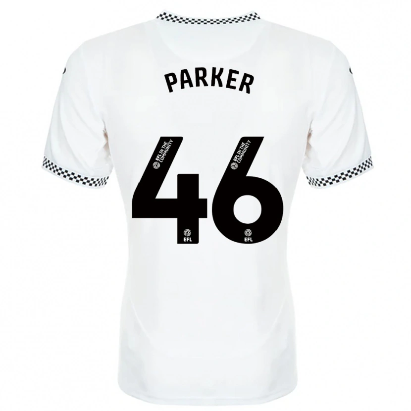 Danxen Hombre Camiseta Arthur Parker #46 Blanco Naranja 1ª Equipación 2025/26 La Camisa