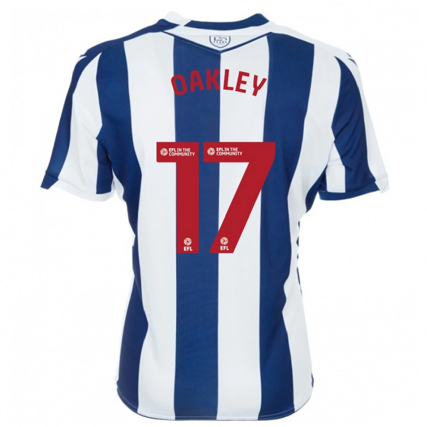 Danxen Hombre Camiseta Rhianne Oakley #17 Azul Marino Blanco 1ª Equipación 2025/26 La Camisa