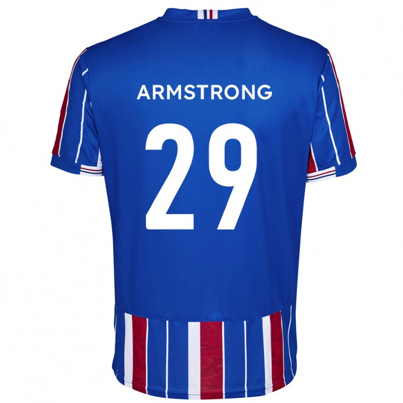 Danxen Hombre Camiseta Luke Armstrong #29 Azul Rojo Blanco 1ª Equipación 2025/26 La Camisa