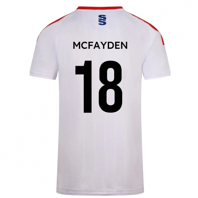 Danxen Hombre Camiseta Lincoln Mcfayden #18 Blanco Azul Marino 1ª Equipación 2025/26 La Camisa