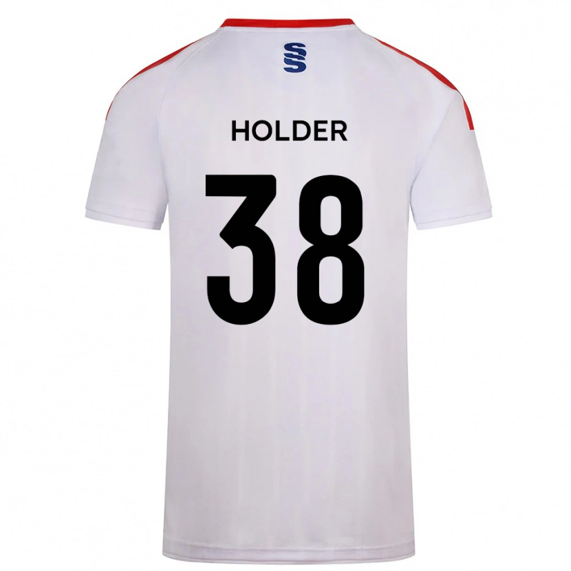 Danxen Hombre Camiseta Stan Holder #38 Blanco Azul Marino 1ª Equipación 2025/26 La Camisa