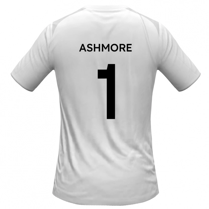 Danxen Hombre Camiseta Nathan Ashmore #1 Blanco Gris 1ª Equipación 2025/26 La Camisa