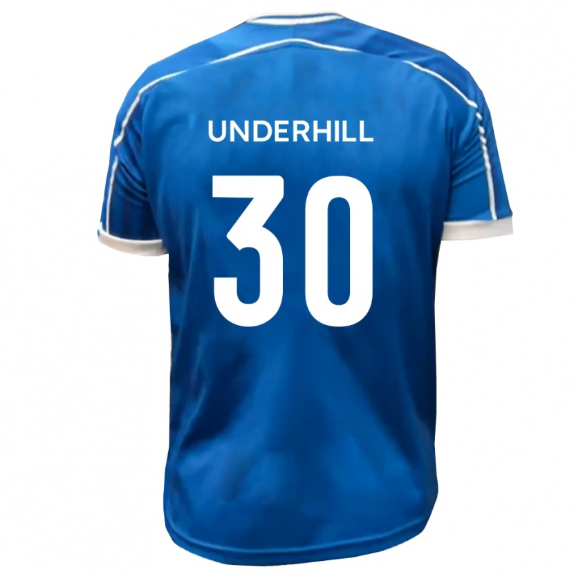 Danxen Hombre Camiseta Connor Underhill #30 Azul Blanco 1ª Equipación 2025/26 La Camisa