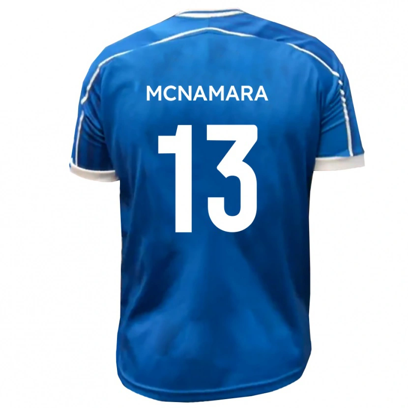 Danxen Hombre Camiseta Josh Mcnamara #13 Azul Blanco 1ª Equipación 2025/26 La Camisa