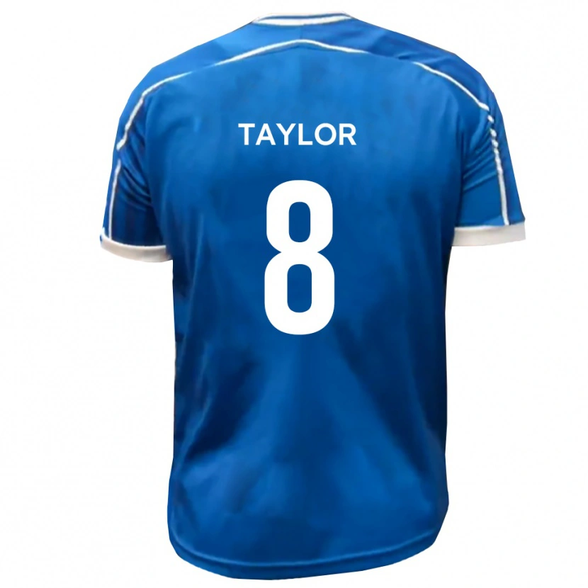 Danxen Hombre Camiseta Jake Taylor #8 Azul Blanco 1ª Equipación 2025/26 La Camisa