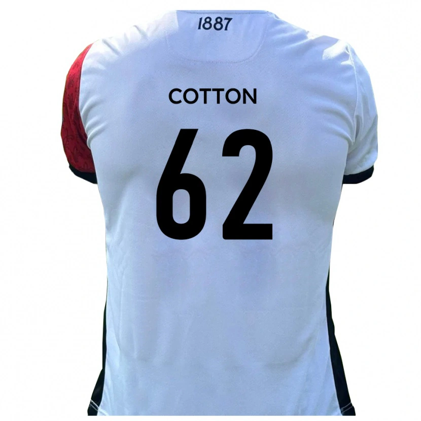 Danxen Hombre Camiseta Bailey Cotton #62 Rojo Blanco 1ª Equipación 2025/26 La Camisa