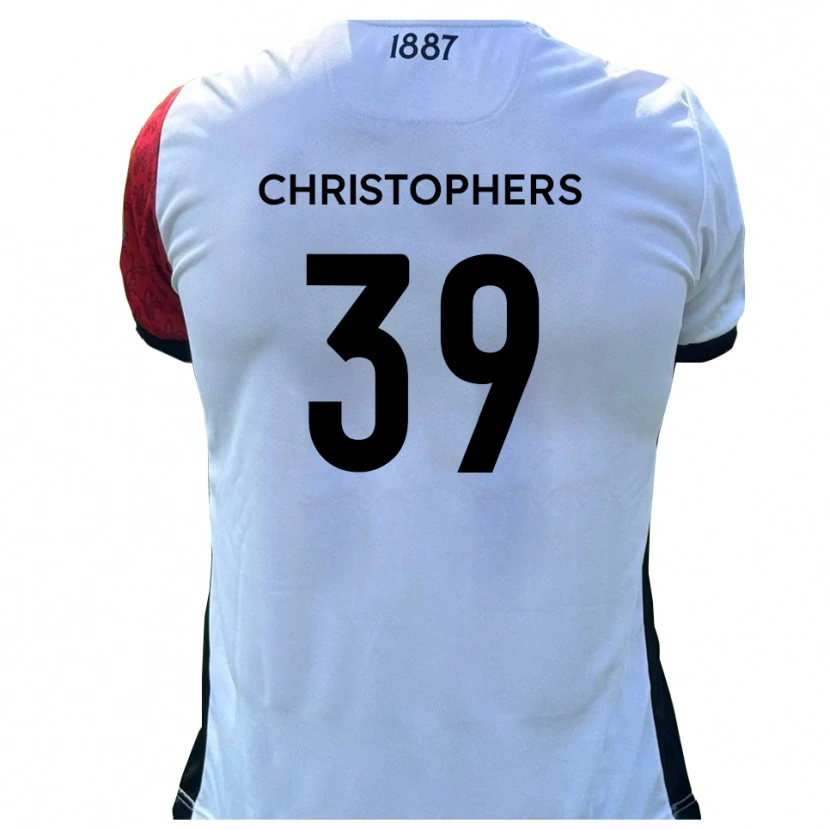 Danxen Hombre Camiseta Leo Christophers #39 Rojo Blanco 1ª Equipación 2025/26 La Camisa